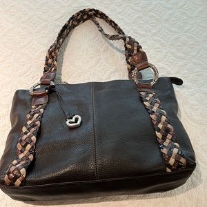 Leather handbag